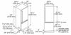 Siemens iQ 700 CI30BP02, Built-In Fridge-Freezer with freezer at bottom (Discontinued) Thumbnail