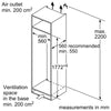 Neff N 50 KI2822FE0G, built-in fridge with freezer section Thumbnail