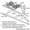 Neff N 70 T27PIQ4S0, Gas hob Thumbnail