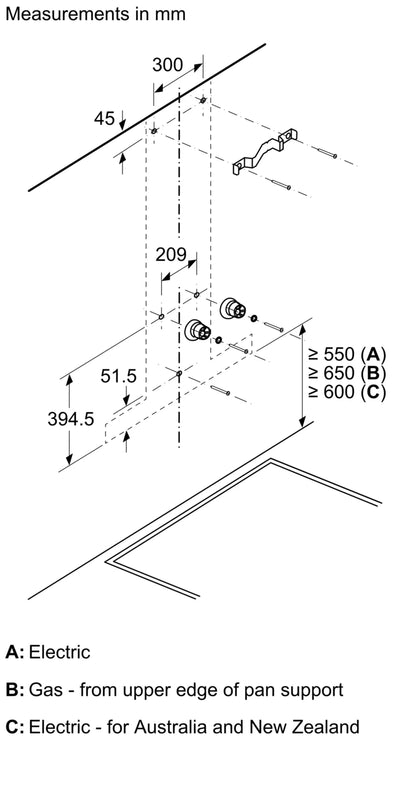 Neff N 70 D95BMP5N0B, Wall Mounted Cooker Hood