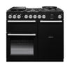 Rangemaster NEX100DFPGBL/CM1 Nexus 100 Dual Fuel Range Cooker - Gloss Black - A Rated Thumbnail