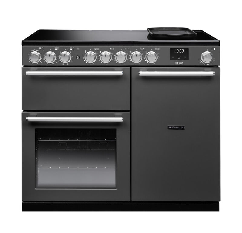 Rangemaster NEX100EIPSLT/CM1 Nexus 100 Induction Range Cooker - Slate - A Rated