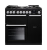 Rangemaster NEX90DFPGBL/CM1 Nexus 90 Dual Fuel Range Cooker - Gloss Black - A Rated Thumbnail