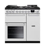 Rangemaster NEX90DFPWHT/CM1 Nexus 90 Dual Fuel Range Cooker - White - A Rated Thumbnail