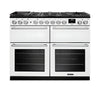 Rangemaster NEXB110DFPWHT/CM1 Nexus 110 Dual Fuel Range Cooker - White - A Rated Thumbnail