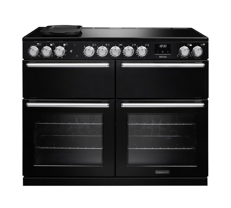 Rangemaster NEXB110EIPCBL/CM1 Nexus 110 Induction Range Cooker - Charcoal Black - A Rated