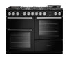 Rangemaster NEXO110DFPCBL/CM1 Nexus 110 Dual Fuel Range Cooker - Charcoal Black - A Rated Thumbnail