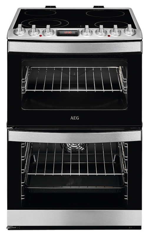AEG CCB6740ACM SteamBake Ceramic Double Electric Cooker (Discontinued)
