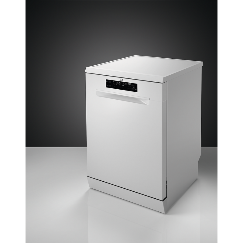 AEG FFB73727PW 7000 GlassCare Freestanding Dishwasher with AirDry Technology + 15 Place Settings (Discontinued)