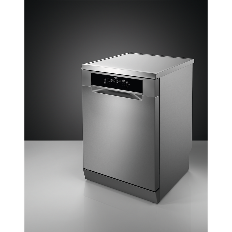 AEG FFB93807PM 9000 ComfortLift Freestanding Dishwasher with AirDry Technology + 14 Place Settings