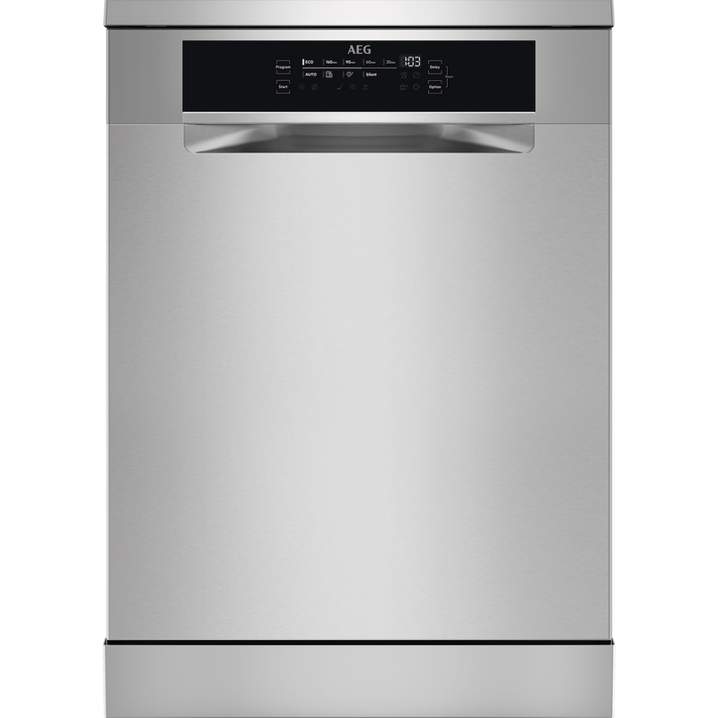AEG FFB76727PM 7000 Series, Freestanding 60cm GlassCare Dishwasher