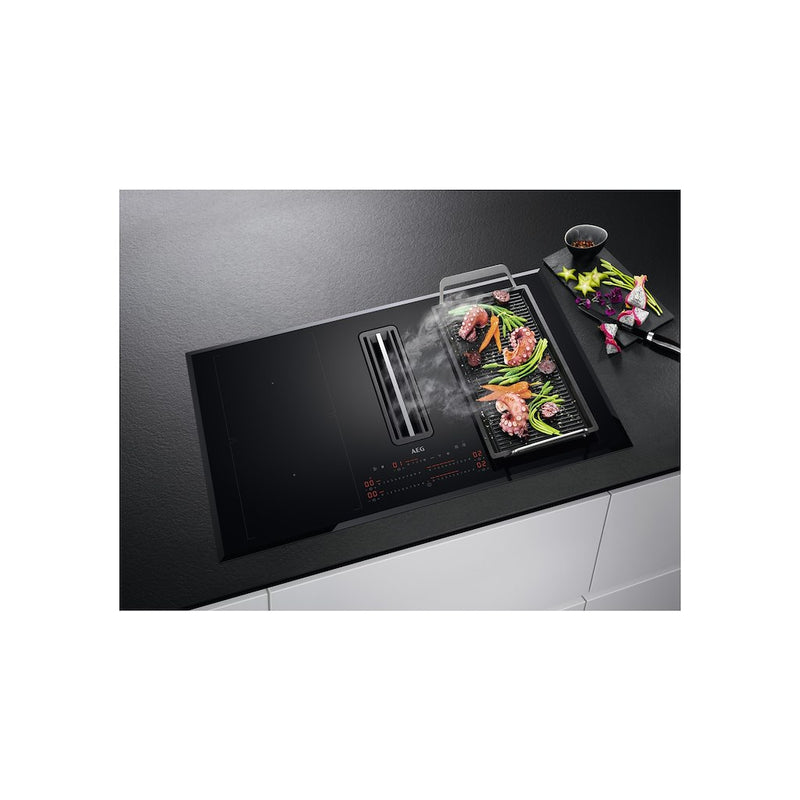AEG CCE84751FB 83cm Recirculating Air Venting Flex Induction Hob (Discontinued)