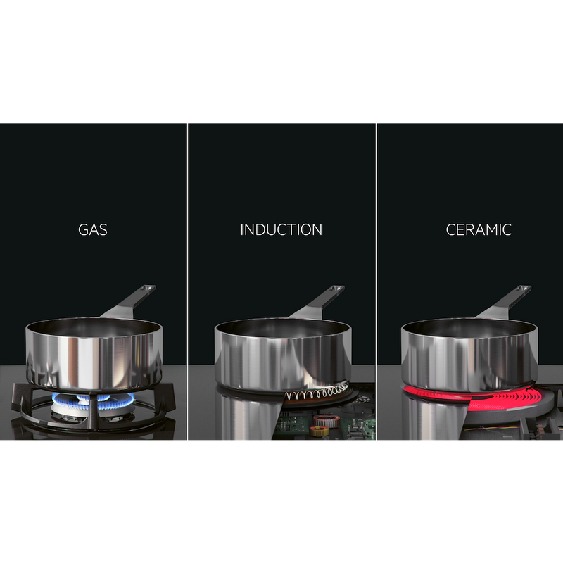 AEG IKX84401CB 3000 Basic Induction Induction Full Hob with Hob2Hood