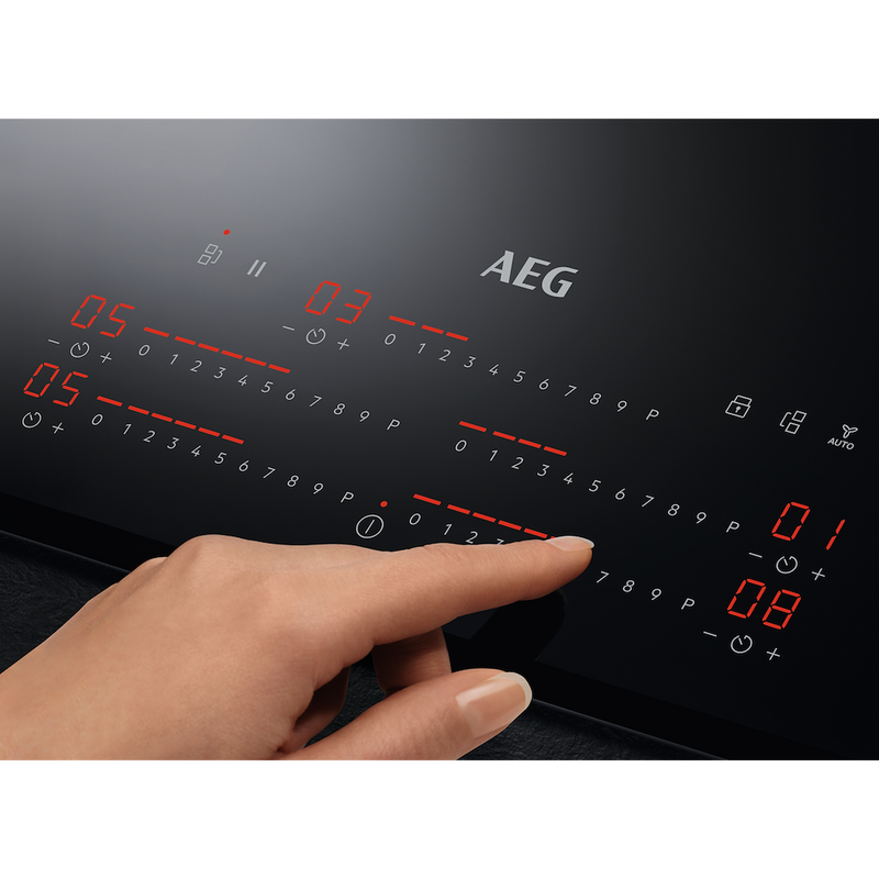 AEG IKE95751FB 6000 MultipleBridge Full Induction Hob with Hob2Hood (Discontinued)