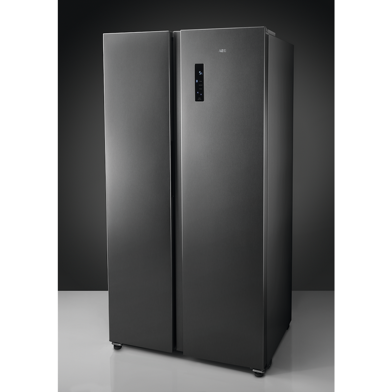 AEG RXB659E6NU American Fridge Freezer - Stainless Steel