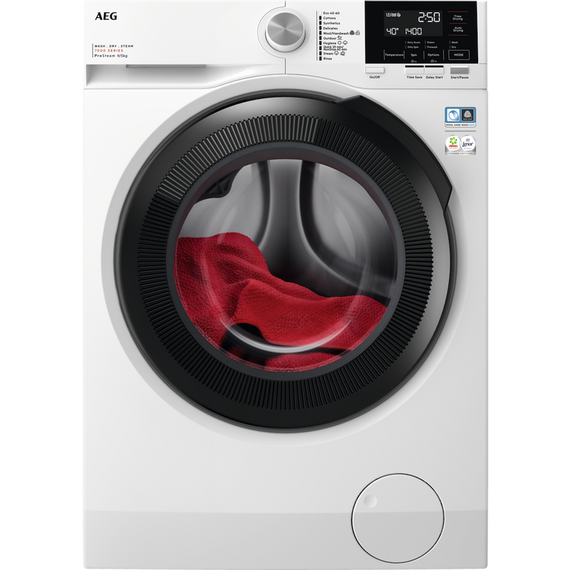 AEG LWR7195M4B 7000 Series 9/5kg Washer Dryer
