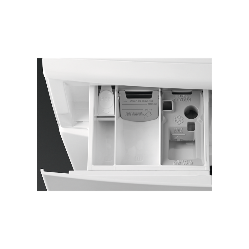 AEG L6FBK841B 6000 Series Short Front Loading Full Size 8kg Washing Machine