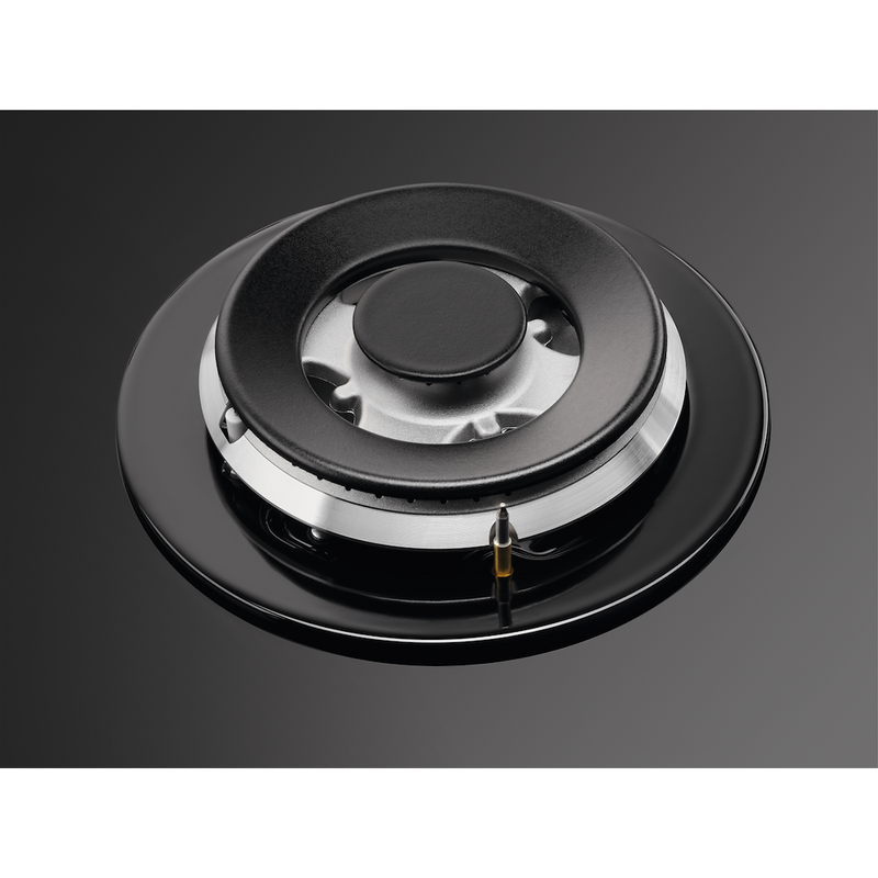 AEG HKB64450NB 8000 Gas on Glass Gas Hob with Hob2Hood