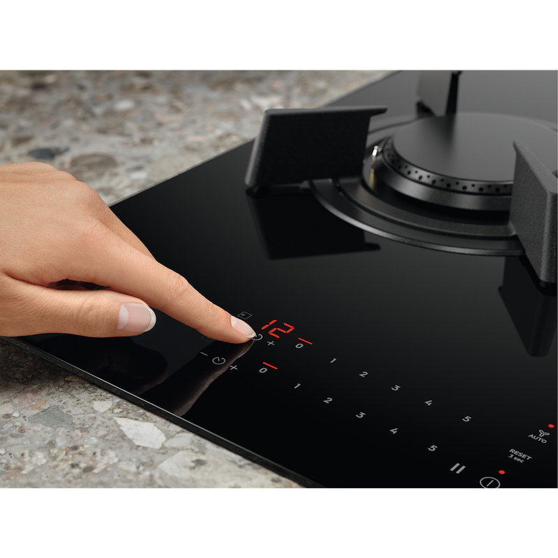 AEG HVB8453IB 9000 Series, 80cm 4 Burner Gas Hob