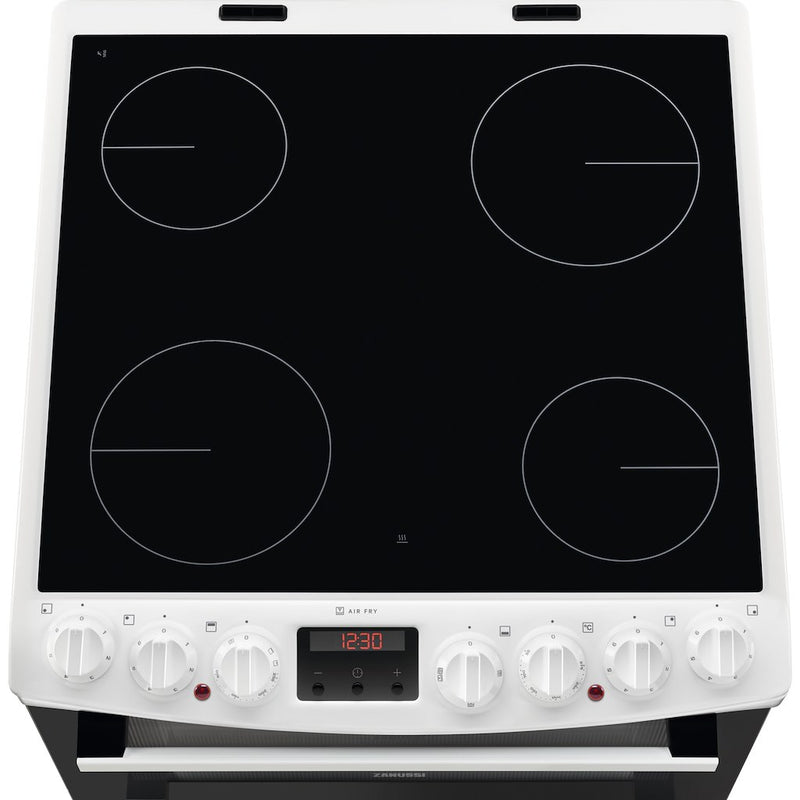 Zanussi ZCV69360WA SteamBake 60cm Ceramic Electric Cooker (Discontinued)