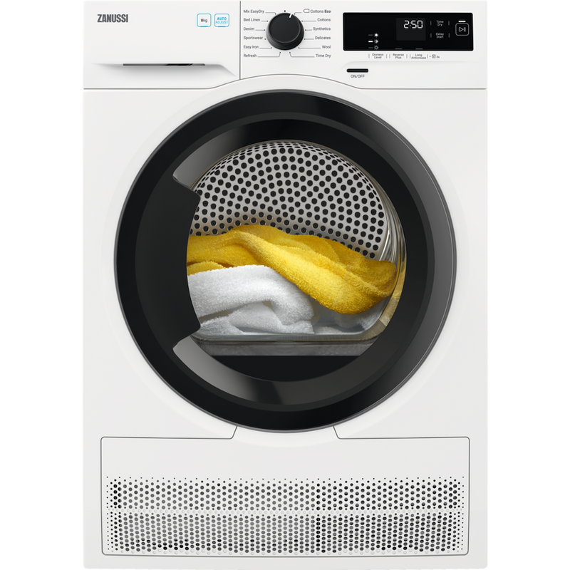 Zanussi ZDH87A2DG Freestanding 8kg Heat Pump Tumble Dryer (Discontinued)