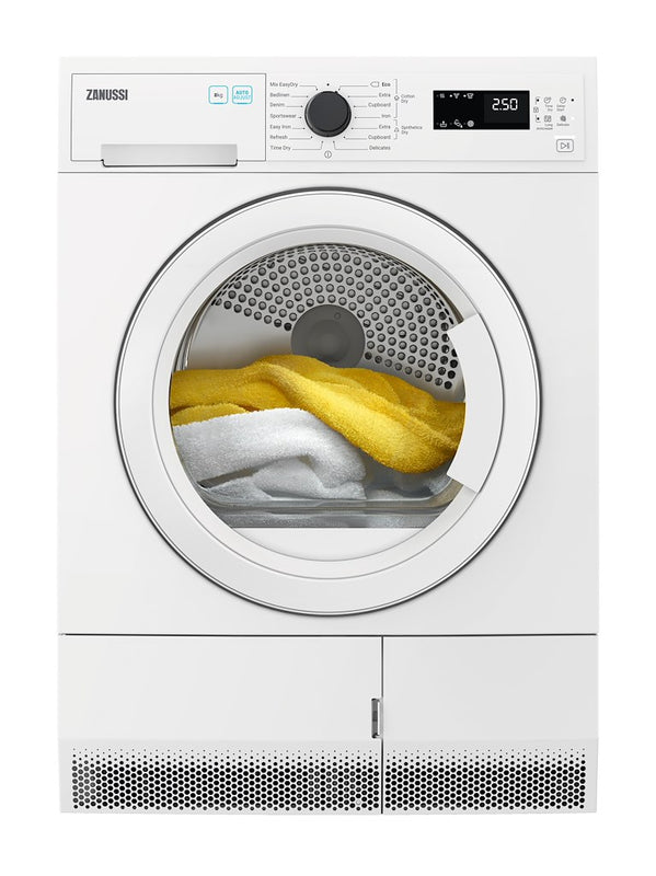 Zanussi ZDC82B4PW Freestanding 8kg Condenser Tumble Dryer (Discontinued)