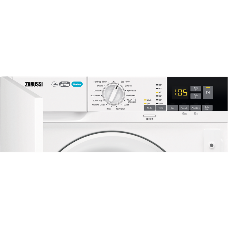 Zanussi Z816WT85BI Built-In 8/4kg Washer Dryer (Discontinued)