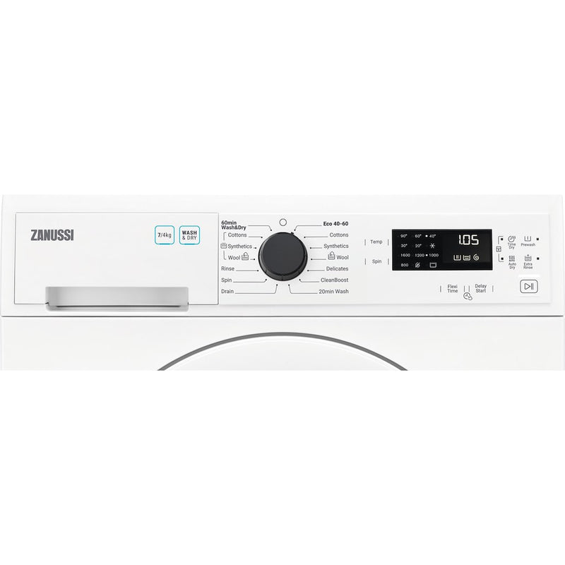 Zanussi ZWD76NB4PW Freestanding 7/4kg Washer Dryer (Discontinued)