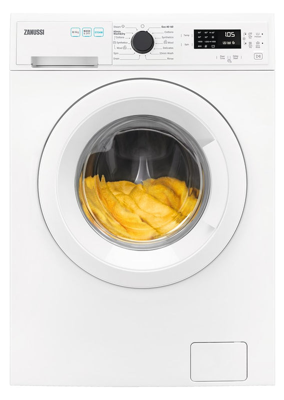 Zanussi ZWD86SB4PW Freestanding 8/4kg Washer Dryer (Discontinued)