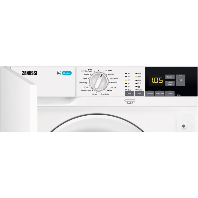 Zanussi ZW84PCBI Front Loading Built-In 8kg Washing Machine (Discontinued)
