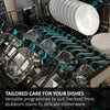 Haier XF 5C7M0W-80 Freestanding 60cm 15 Place Dishwasher with C Energy Rating - White Thumbnail