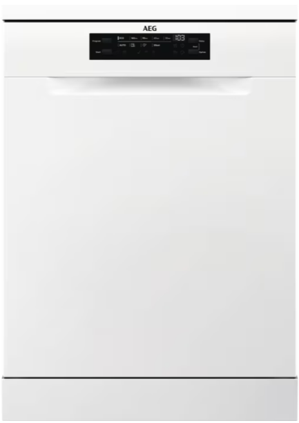 AEG FFB73727PW 7000 GlassCare Freestanding Dishwasher with AirDry Technology + 15 Place Settings (Discontinued)