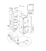 AEG OSC7N181ES Integrated Fridge Freezer - White Thumbnail