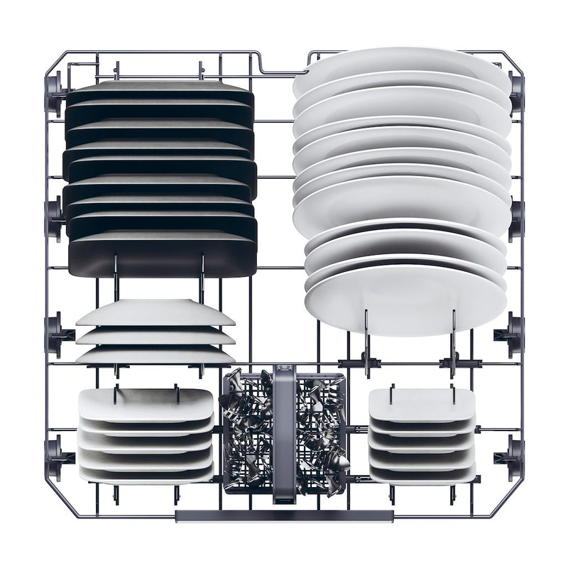 Haier XF 5C4M1X-80 Freestanding 60cm 15 Place Setting Dishwasher