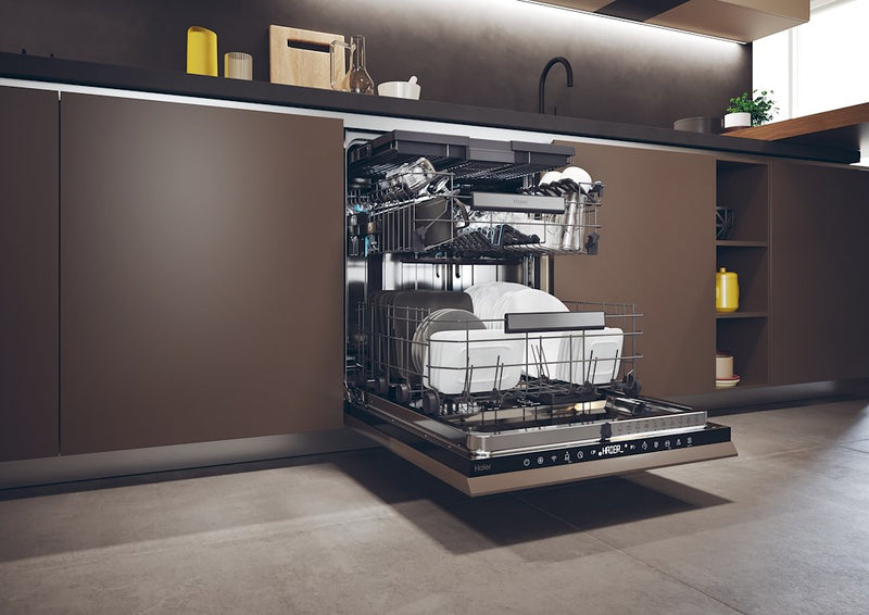 Haier XI 6C4S3FSB-80 Built-In 60cm 16 Place Setting Dishwasher