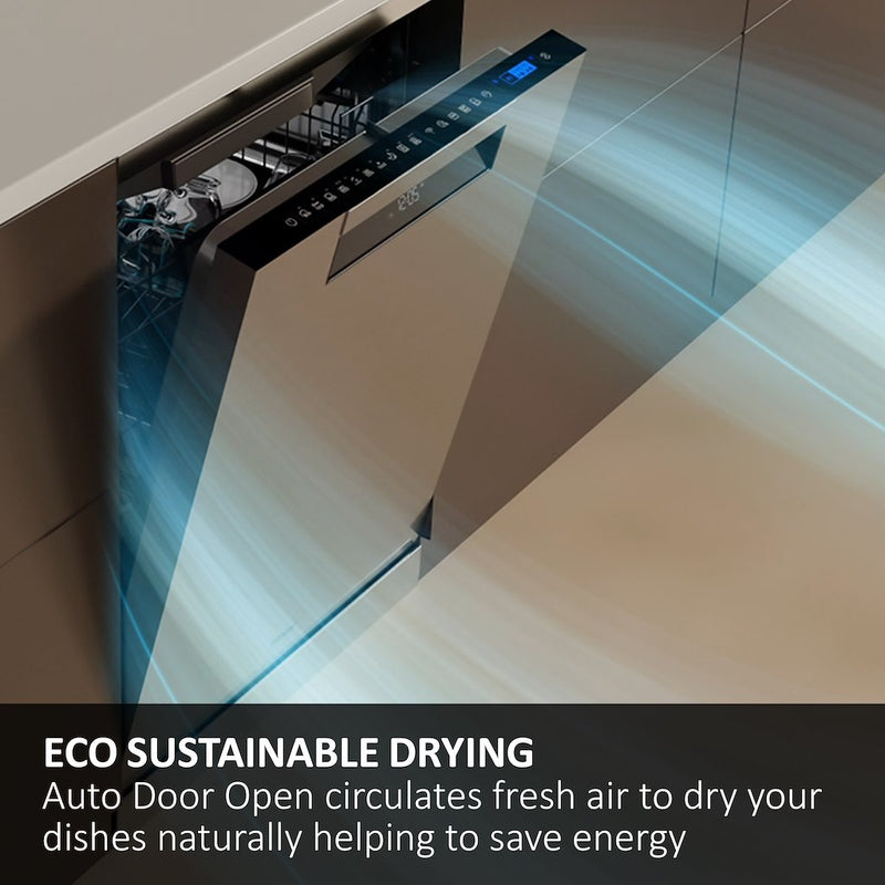 Haier XS 6B4S3FSB-80 Integrated 60cm Dishwasher with 16 Place Settings and WiFi (Discontinued)