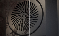 Easy to wipe clean with Catalytic partial cleaning