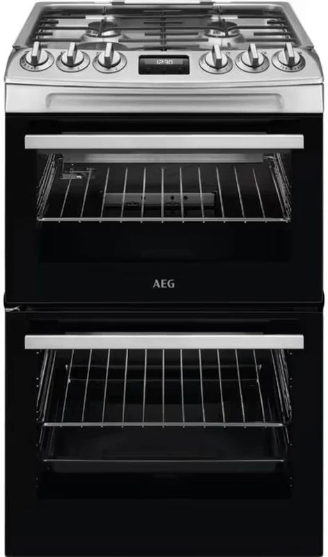 AEG CGX1130ACM Gas Cooker with Double Oven