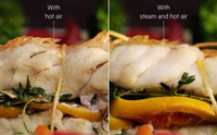 SteamCrisp® – keeps dishes crispy outside and juicy inside