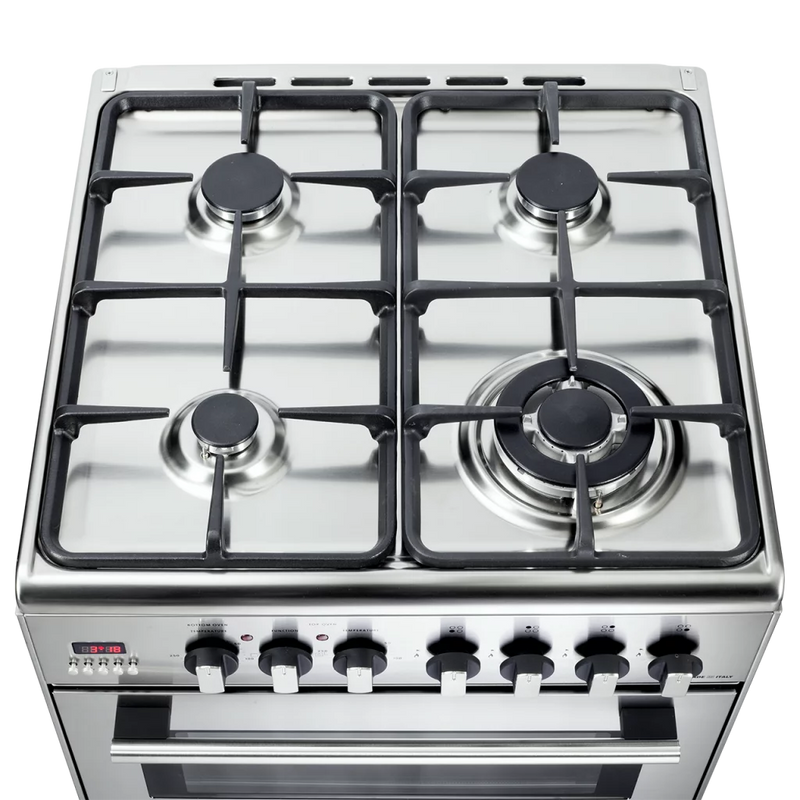 DeLonghi Modern DDC 606 DF-1, Dual Fuel Cooker - Stainless Steel