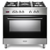 DeLonghi Modern DSR 9071 DFS, Dual Fuel Range Cooker - Stainless Steel (Discontinued) Thumbnail