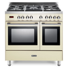 DeLonghi Modern DTR 906 DF CR-1, Dual Fuel Range Cooker - Cream (Discontinued) Thumbnail