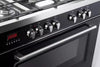 DeLonghi Vintage DVTR 906 DF BL-1, Dual Fuel Range Cooker - Black Discontinued Thumbnail