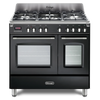 DeLonghi Vintage DVTR 906 DF BL-1, Dual Fuel Range Cooker - Black Discontinued Thumbnail