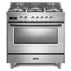 DeLonghi Space DSR 927 DFX, Dual Fuel Range Cooker - Stainless Steel (Discontinued) Thumbnail