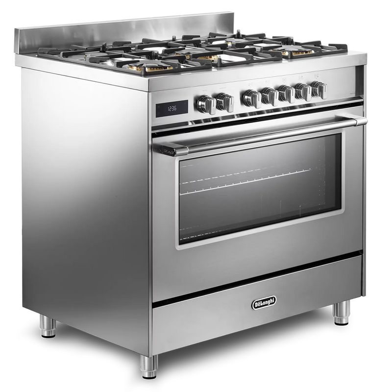 DeLonghi Space DSR 927 DFX, Dual Fuel Range Cooker - Stainless Steel (Discontinued)