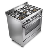 DeLonghi Space DSR 927 DFX, Dual Fuel Range Cooker - Stainless Steel (Discontinued) Thumbnail