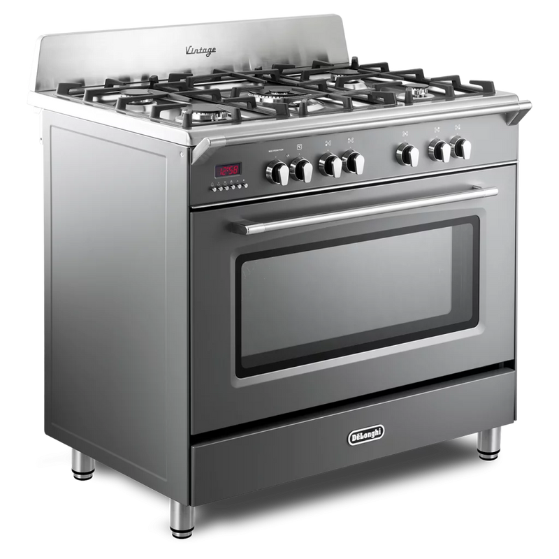 DeLonghi Vintage DVRS 916 DF SLATE, Dual Fuel Range Cooker - Slate Grey (Discontinued)