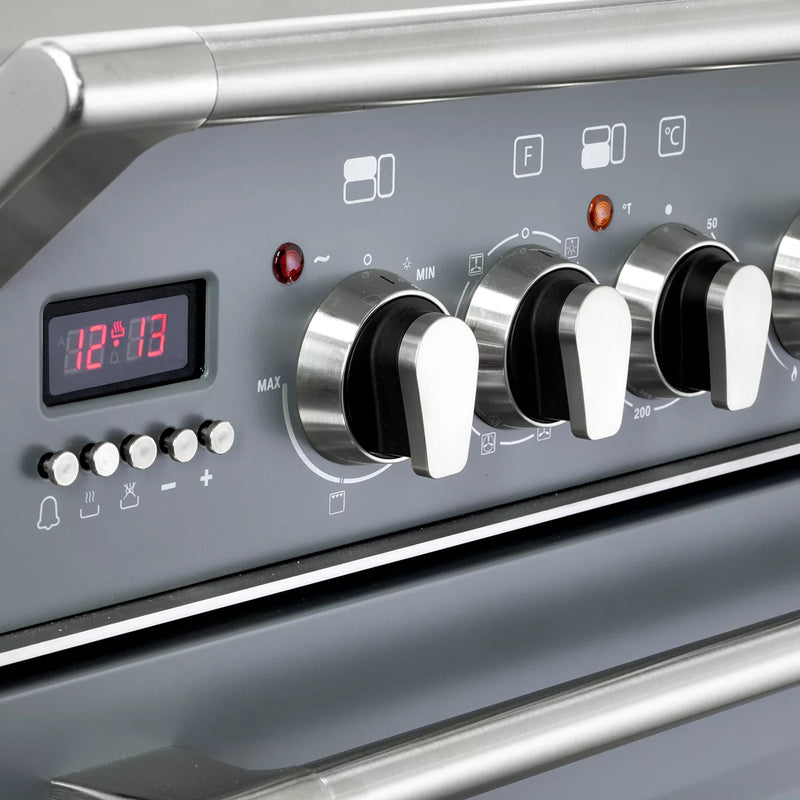 DeLonghi Vintage D3VR 908 DF SLATE-1, Dual Fuel Range Cooker - Slate Grey (Discontinued)