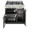DeLonghi Vintage D3VR 908 DF-1, Dual Fuel Range Cooker - Cream (Discontinued) Thumbnail
